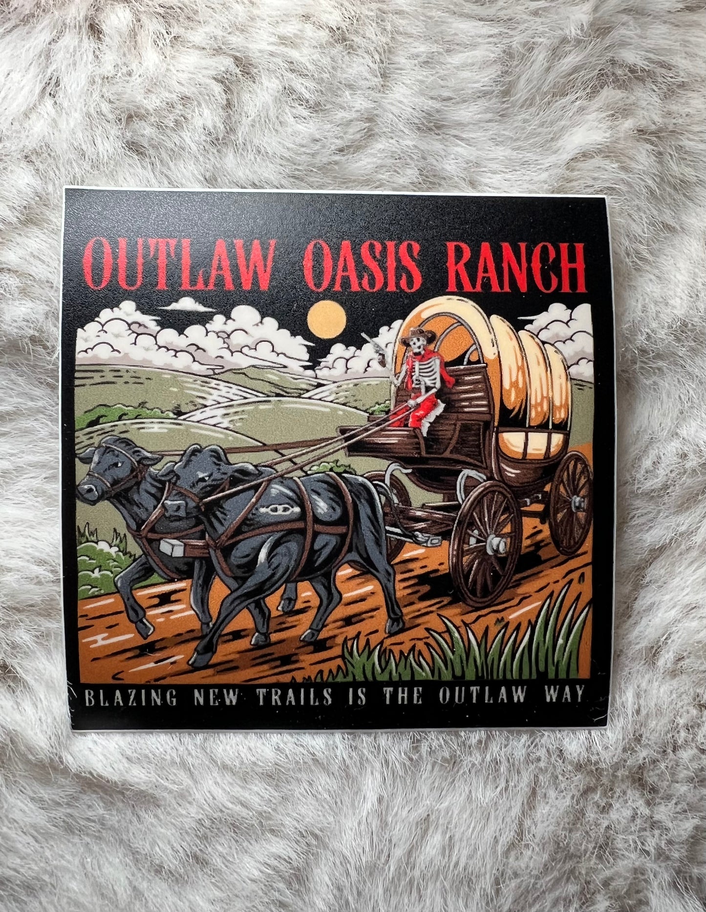 Outlaw Wagon Cattle Drive